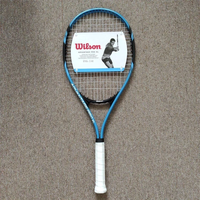 Ancienne Raquette De Tennis Wilson Advantage Des Années 70 – Cadre Droit, Super état !