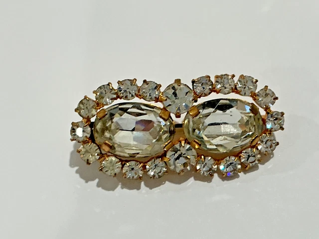 Broche Ancienne Art Déco – Largeur 6,5 Cm, élégante, Occasion