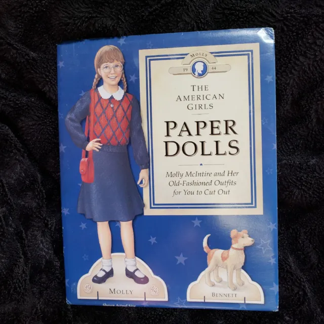 American Girls Molly McIntire Paper Dolls Old Fashioned Outfits UNCUT