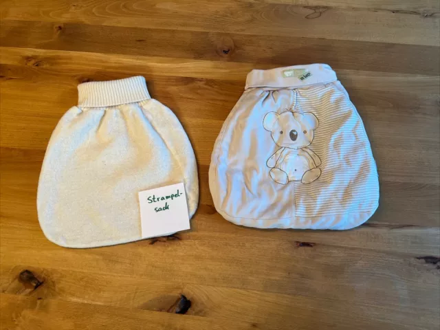 Baby Mädchen Jungen Strampelsack Schlafsack Inlet  50/56 Newborn Neugeborene