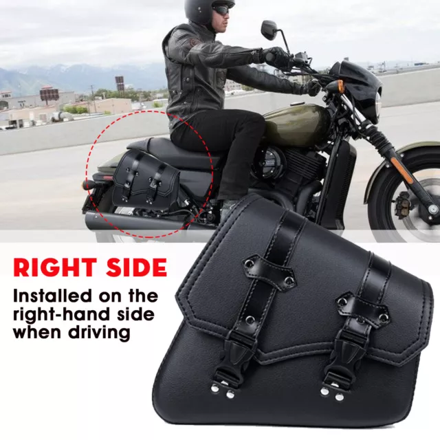 Rechts Motorrad Satteltaschen Seitentasche Gepäcktaschen Luggage Bag Universal