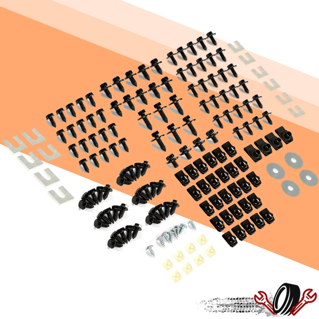 FRONT END SHEET METAL FENDER HARDWARE 162PC KIT For CAMARO CHEVELLE NOVA IMPALA