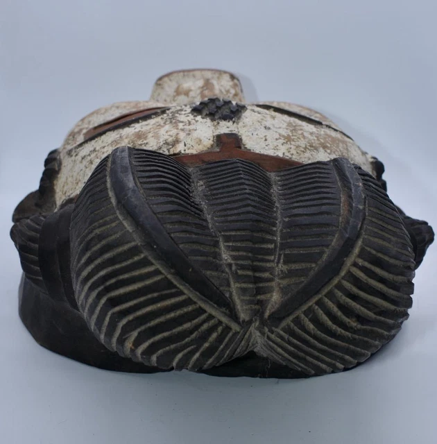 Punu Wooden Tribal Mask Gabon Africa 7