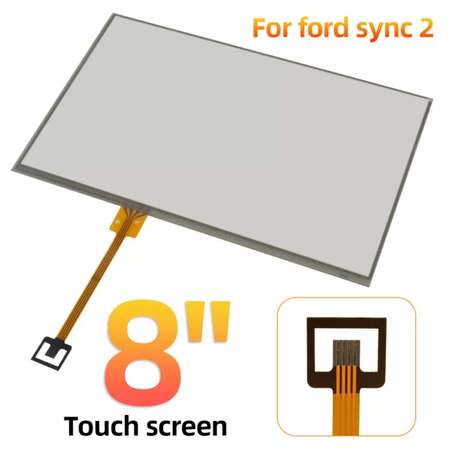 For Ford Sync 2 Replacement Touch-Screen Glass Digitizer 8" Radio Navigation US