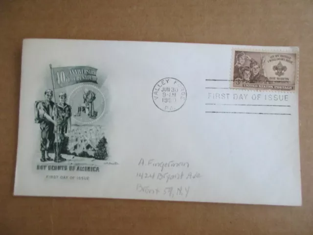 1950 Boy Scouts of America First Day Issue Envelope