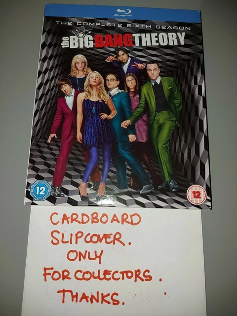 The Big Bang Theory - Season 6 [Blu-ray] CARDBOARD SLIPCOVER ONLY.