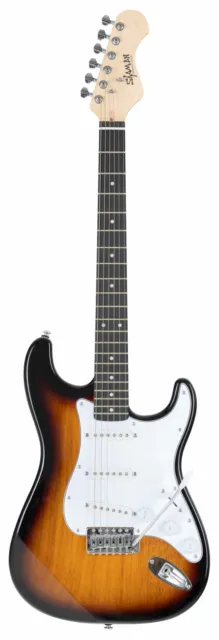 Shaman E-Gitarre ST Design Single Coil Ahorn Linde Tremolo Vintage Sunburst 3
