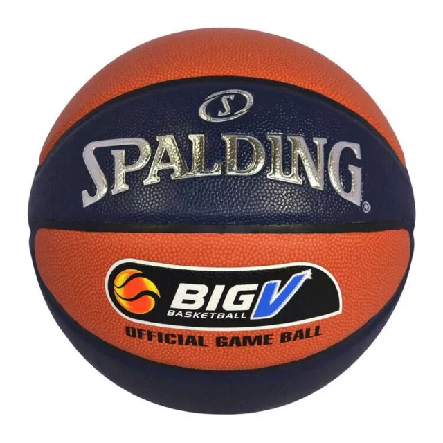Spalding TF-1000 Legacy Big V Basketball Official Game Ball Size 7 - Brand New
