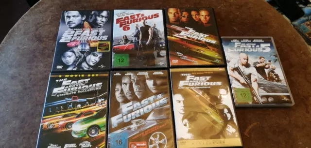 DVDs Sammlung 8 Teile Von THE FATE OF THE FURIOUS Top Zustand