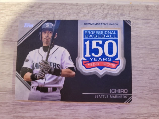 2019 Topps Series 2 Ichiro Suzuki 150 Years Commemorative Patch Seattle Mariners
