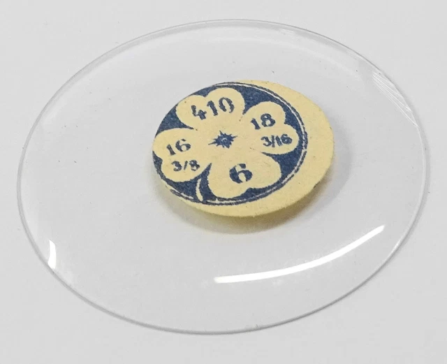 Verre De Montre De Poche (gousset) - Diamètre 42.3 Mm - Neuf Sans étiquette - Fabriqué En France