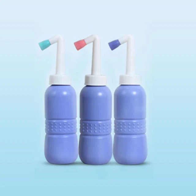 Bidés portátiles botella portátil inodoro de viaje spray manual lavado/limpieza útil