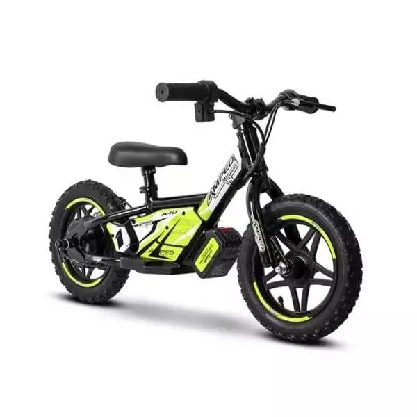 Amped A10 Kids 150W Hub Drive Electric Balance Bike - Black