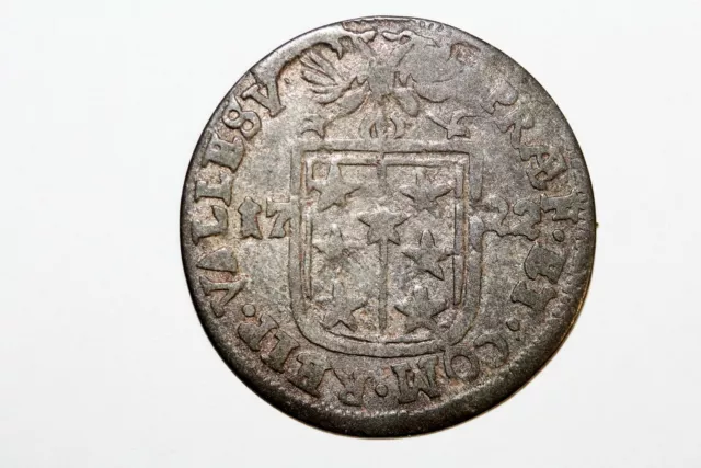 Schweiz,Bistum Sitten Wallis,Batzen 1722,     21-I-28