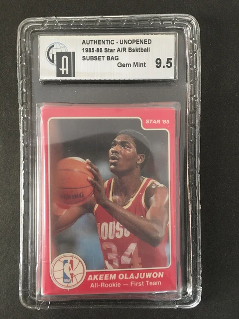 1985 Star All Rookie Team Set Gai 9.5 W/ Michael Jordan Rookie (Rare Bag Set) 1985 Star All Rookie Team Set Gai 9.5 W/ Michael Jordan Rookie (Rare Bag Set)
