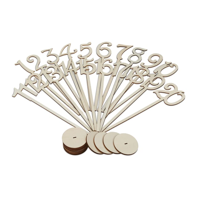 Porte Numéro De Table Mariage Tucireat - Lot De 20 - Support Métal Doré - Pour Cartes, Menus, Photos