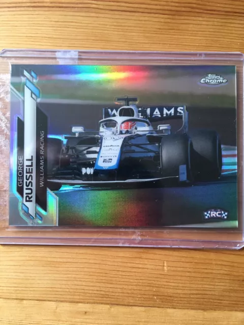 GEORGE RUSSELL SIGNED Topps F1 Lights Out Card Formula 1 Williams 2021 EUR  173,98 - PicClick IT