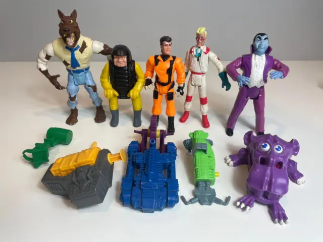 Real Ghostbusters Vintage Figures Monsters Weapons Lot