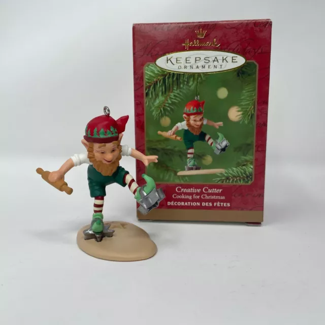 2001~Hallmark Creative Cutter~Cooking for Christmas Keepsake Ornament