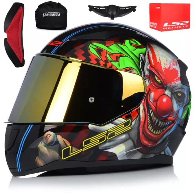 Motorradhelm LS2 FF353 RAPID Happy Dreams +2 Visiere Integralhelm Helm XS - 3XL