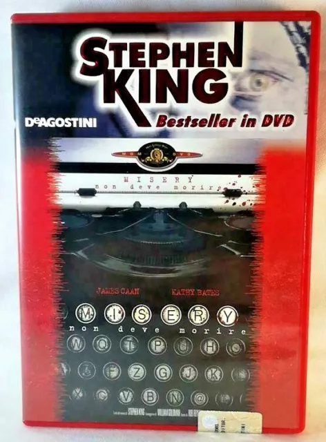 Misery Non Deve Morire - Stephen King - Bestseller In Dvd Deagostini Come Nuovo