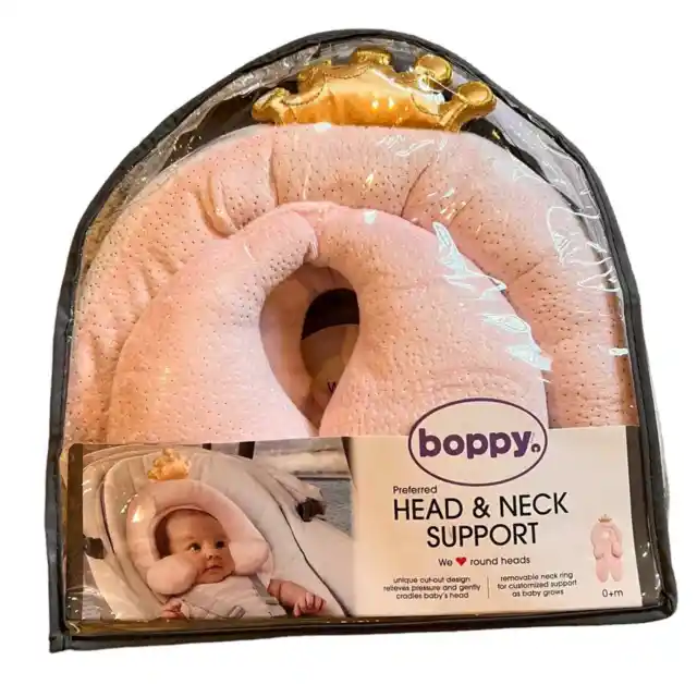 NIP Boppy Preferred Head and Neck Support in Pink Princess