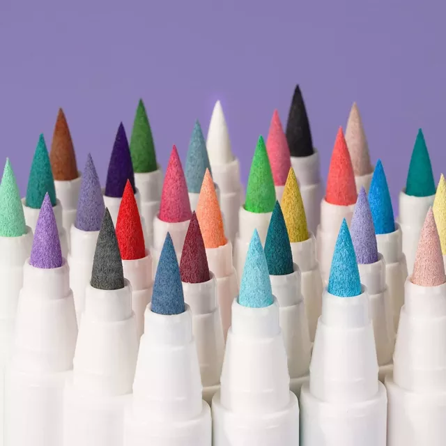 Arrtx Acrylic Paint Brush Pens for Rock Painting, 30 Colors Premium Graffiti Sup 2