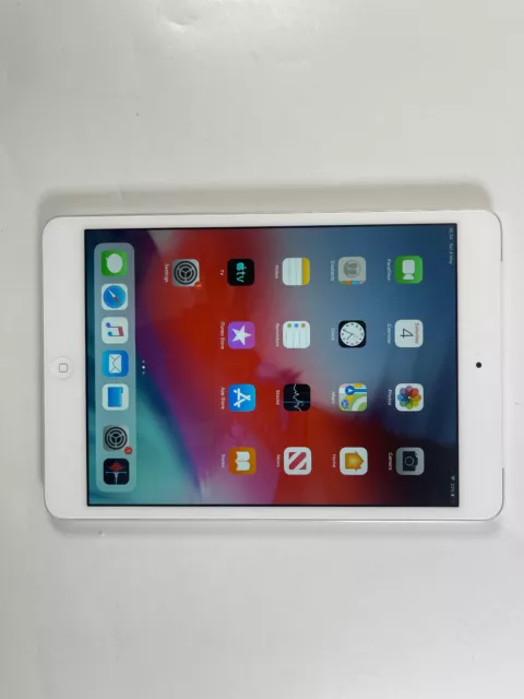 Apple iPad Mini 2 16GB Wi-Fi + Cellular Unlocked 7.9in Silver GOOD GRADE B 477