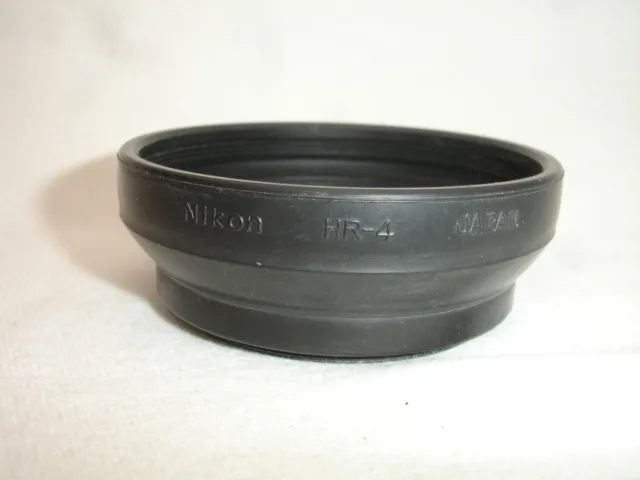 Nikon HR-4 Lens Hood Shade for 50mm F 1.8 + 35mm F 2.5 Rubber