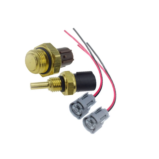COOLING FAN SWITCH & Coolant Temp Sensor & Connectors Kit For Acura