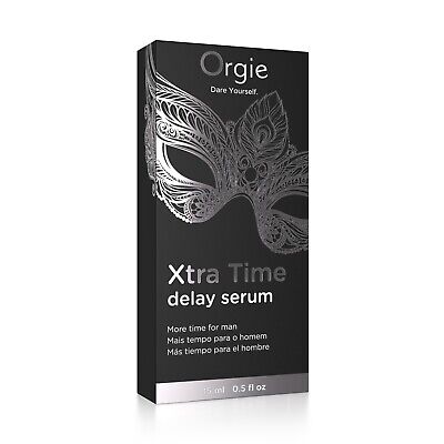 Orgie Xtra Time Delay Serum Prolongar Erección Retraso para Hombre 15ml/14.8ml