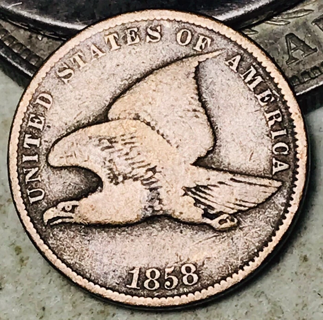 1858 Flying Eagle Cent Penny 1C Small Letters Ungraded Choice US Coin CC18154