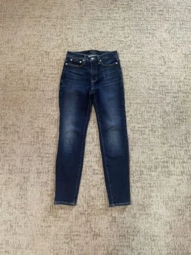 Lucky brand women's high rise skinny curvy jeans size 4/27 R