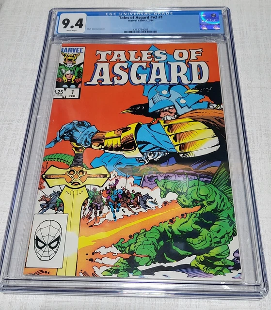 Tales of Asgard #1 1984 Direct Walt Simonson Marvel Odin Comic Book cgc 9.4