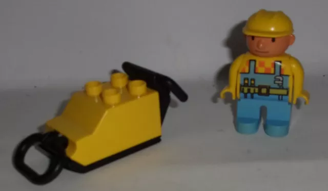 Lego Duplo  Baustelle Bob Der Baumeister Mit Funktionierendem Rüttler !!