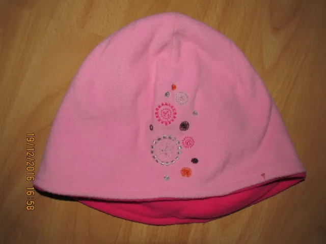 bonnet rose polaire (taille 52)