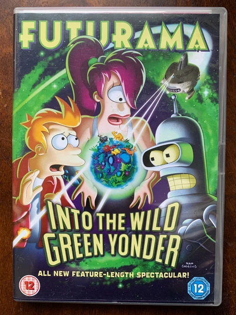 FUTURAMA INTO THE Wild Green Yonder DVD Dessin Animé TV Comédie Séries ...