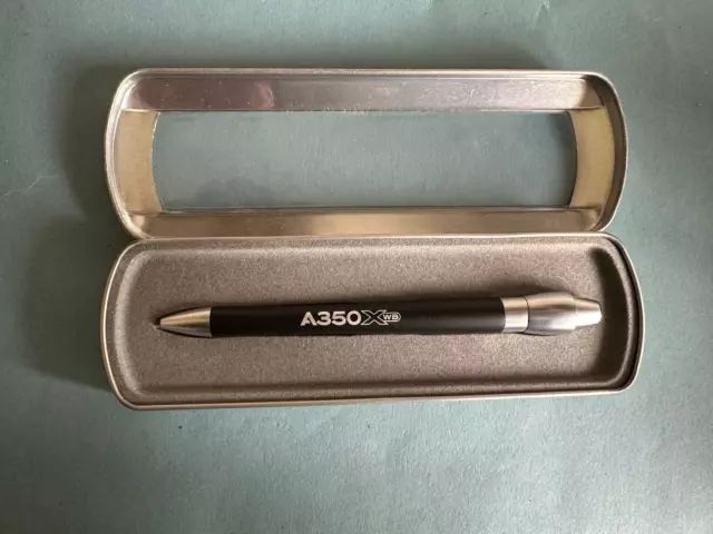 Airbus A350XWB inscribed ballpoint pen in presentation case