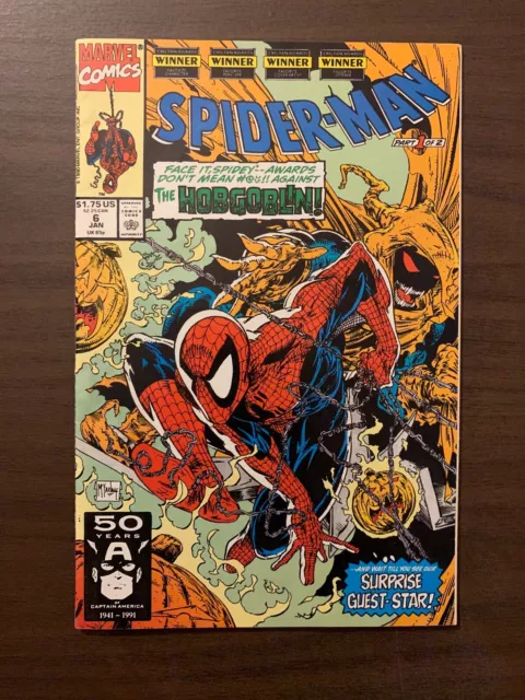 Spider-Man vol.1 #6 1991 High Grade 9.2 Marvel Comic Book CL44-105