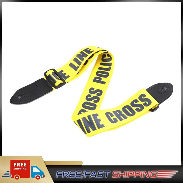 Guitar Strap Belt for Acoustic Electric Guitar Instrument Parts (Yellow)