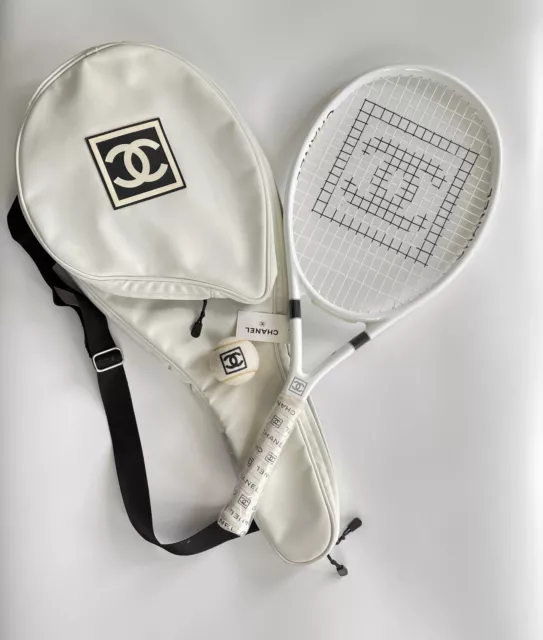 asthetiques: Chanel Tennis Bag, Racket, And Balls.
