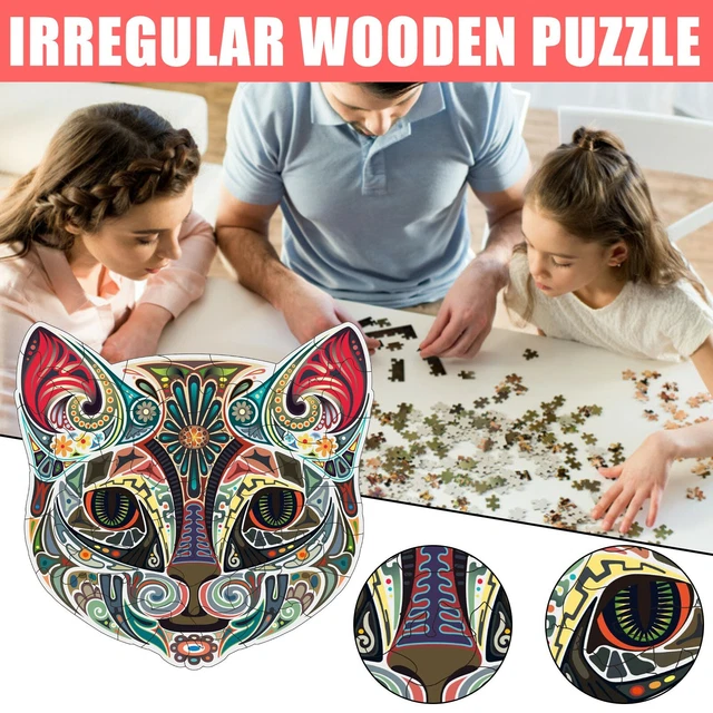 A3 Wooden Jigsaw Puzzles Unique Animal Shape Adult Kid Child Toy Gift All Animal