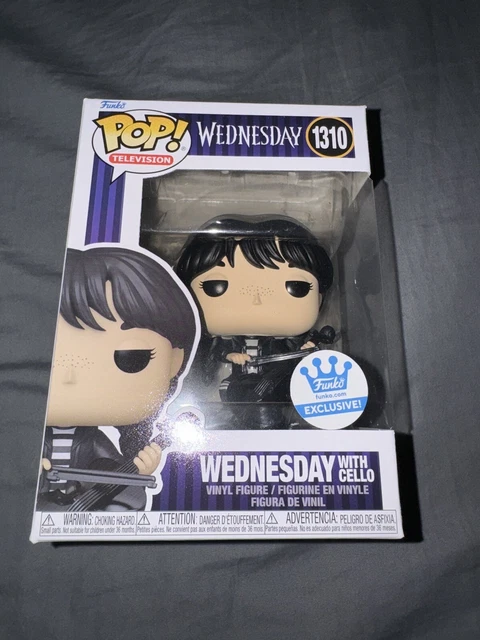 Funko Pop! Wednesday #1310 Wednesday Addams with Cello Vinyl Action Figures