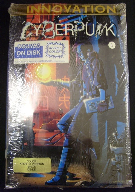 Cyberpunk 1 2 Innovation Comic Set Complete Sealed Comics Disk Atari 1989 Vf/Nm