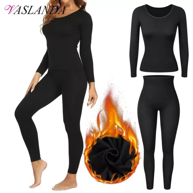 Thermal Underwear Set for Women Winter Keep Warm Suit Long Sleeve Top Clothing