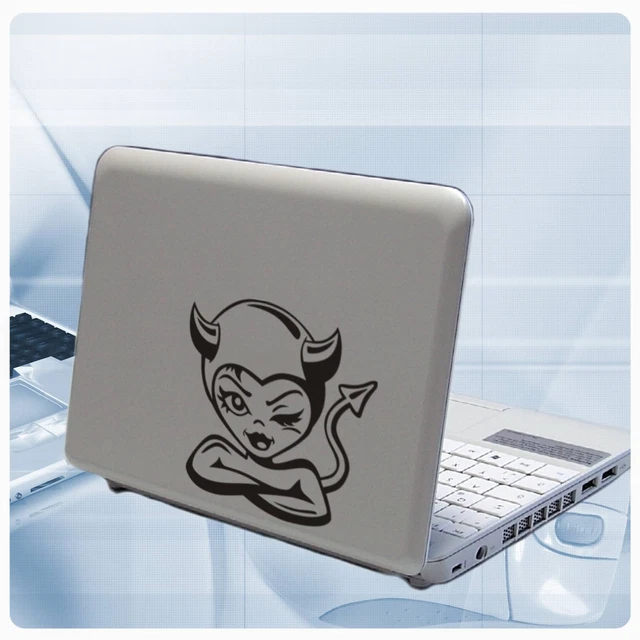 BAD Girl Teufel Laptop Aufkleber Notebook Netbook Tattoo Skin Teufelchen LT003