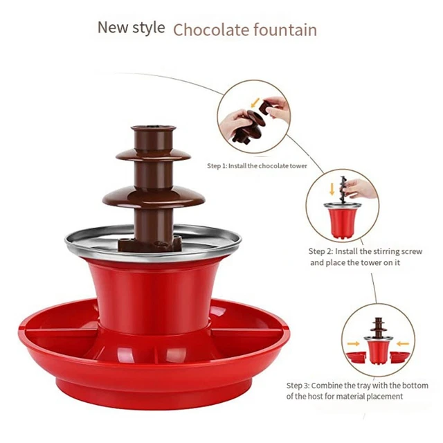 Macchina Fontana di cioccolato Fonduta di Caffè Ri... - Grandado