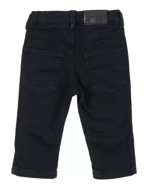 Jeans neri in cotone Burberry da ragazzo taglia 9 mesi 2