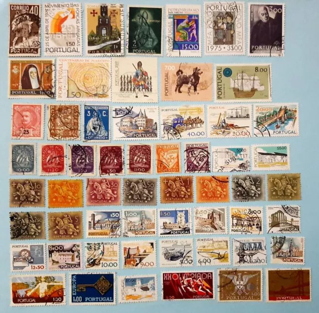 Portugal Lot 8 großes Lot gestempelt 