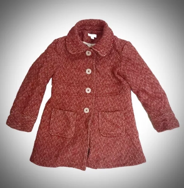 Monsoon Winter Coat - Red - Age 4-6
